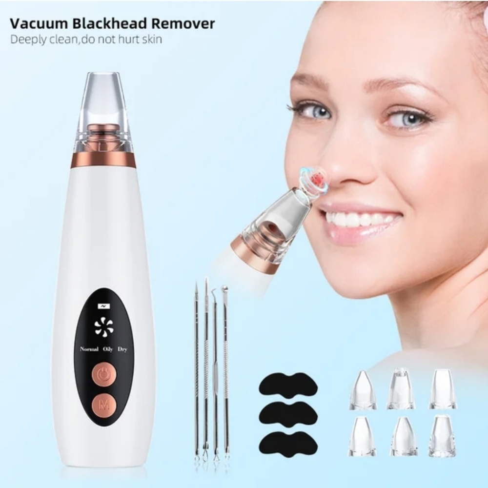 Pore vacuum blackhead remover